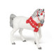 Cheval arabe blanc en tenue de parade, PAPO 51568