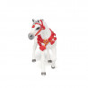 Cheval arabe blanc en tenue de parade, PAPO 51568