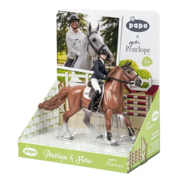 Pénélope et Flora, figurines PAPO 51575