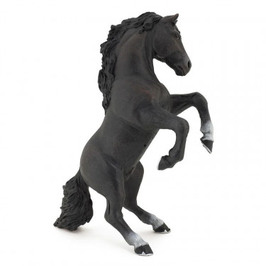 Cheval cabré noir, figurine PAPO 51522