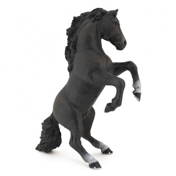 Cheval cabré noir, figurine PAPO 51522