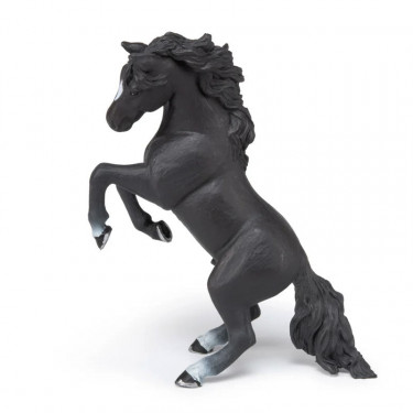Cheval cabré noir, figurine PAPO 51522