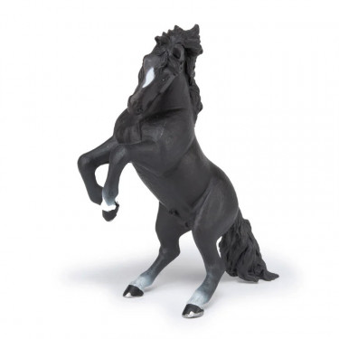 Cheval cabré noir, figurine PAPO 51522