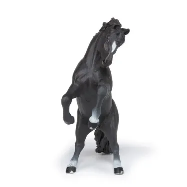 Cheval cabré noir, figurine PAPO 51522
