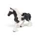 Cheval Cob noir et blanc, figurine PAPO 51550