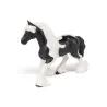 Cheval Cob noir et blanc, figurine PAPO 51550