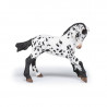 Poulain Appaloosa noir, figurine cheval PAPO 51540