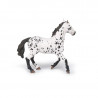 Cheval Appaloosa noir, figurine PAPO 51539