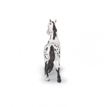 Cheval Appaloosa noir, figurine PAPO 51539