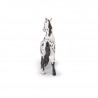 Cheval Appaloosa noir, figurine PAPO 51539