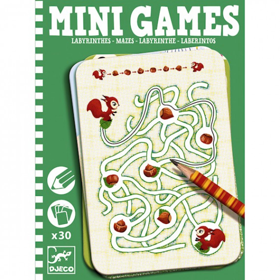 Les labyrinthes d'Ariane, Mini Games DJECO 5324 Les labyrinthes d'Ariane, Mini Games DJECO 5324