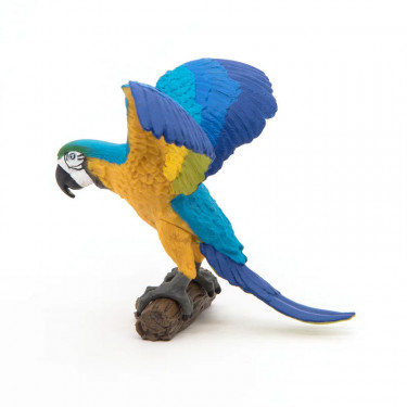 Perroquet ara bleu, figurine PAPO 50235
