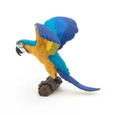 Perroquet ara bleu, figurine PAPO 50235