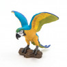 Perroquet ara bleu, figurine PAPO 50235