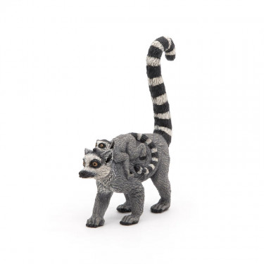 Lémurien et son bébé, figurine PAPO 50173