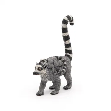 Lémurien et son bébé, figurine PAPO 50173