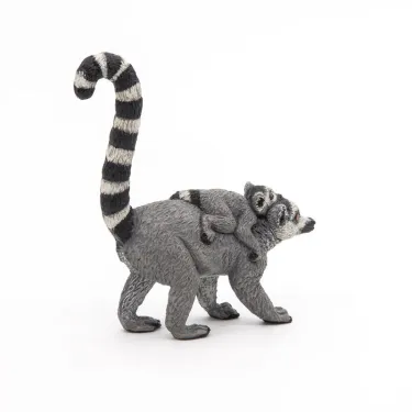 Lémurien et son bébé, figurine PAPO 50173