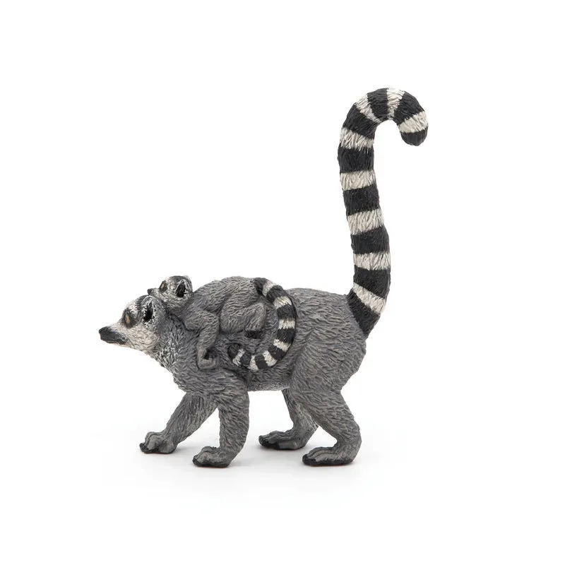 Lémurien et son bébé, figurine PAPO 50173