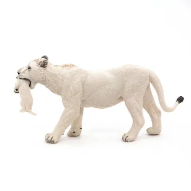 Lionne blanche avec lionceau PAPO 50203
