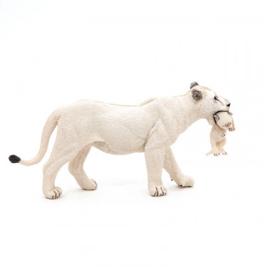 Lionne blanche avec lionceau PAPO 50203