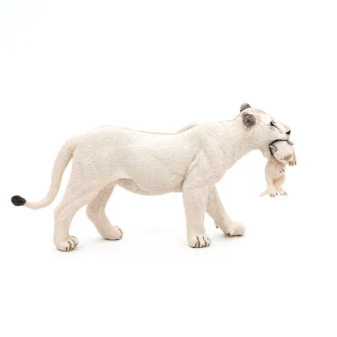 Lionne blanche avec lionceau PAPO 50203