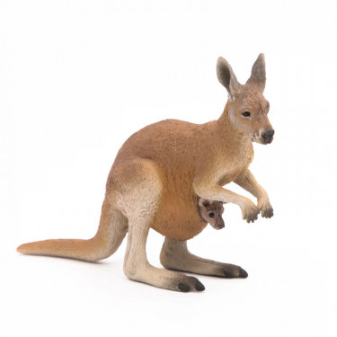 Kangourou et son bébé PAPO 50188