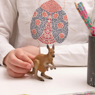 Kangourou et son bébé PAPO 50188