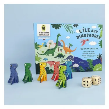 Jeu de l'île aux dinosaures Pirouette Cacahouète