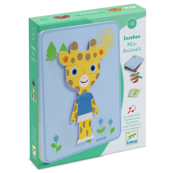 Inzebox Mix-Animaux, jeu magnétique DJECO 3071
