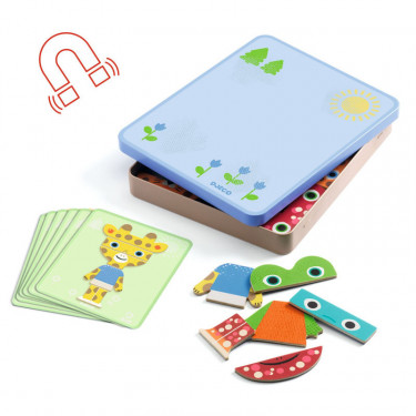 Inzebox Mix-Animaux, jeu magnétique DJECO 3071