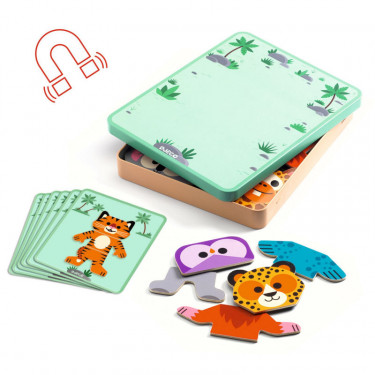 Inzebox Mix and Match, jeu magnétique DJECO 3070