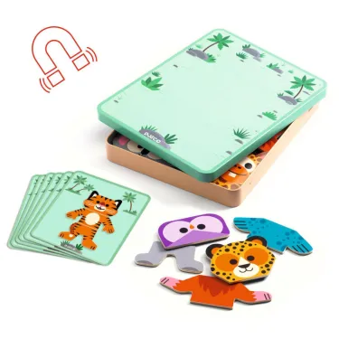 Inzebox Mix and Match, jeu magnétique DJECO 3070