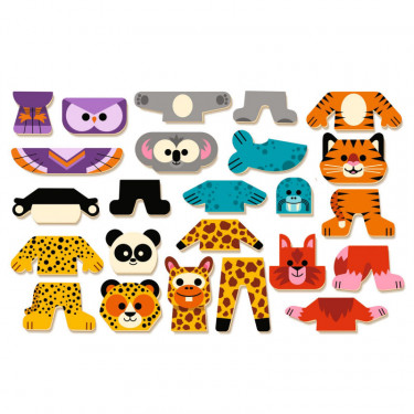 Inzebox Mix and Match, jeu magnétique DJECO 3070