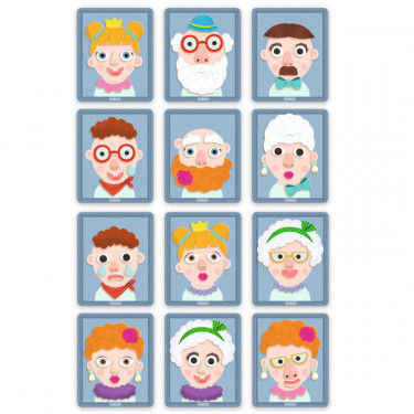 Inzebox Portraits, jeu magnétique DJECO 3072