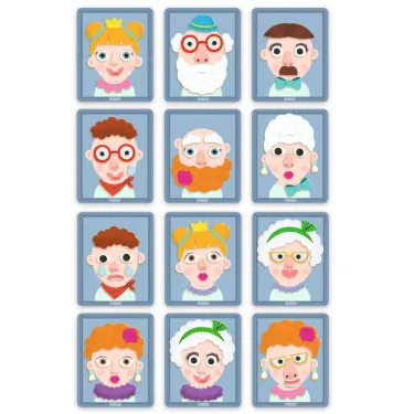 Inzebox Portraits, jeu magnétique DJECO 3072