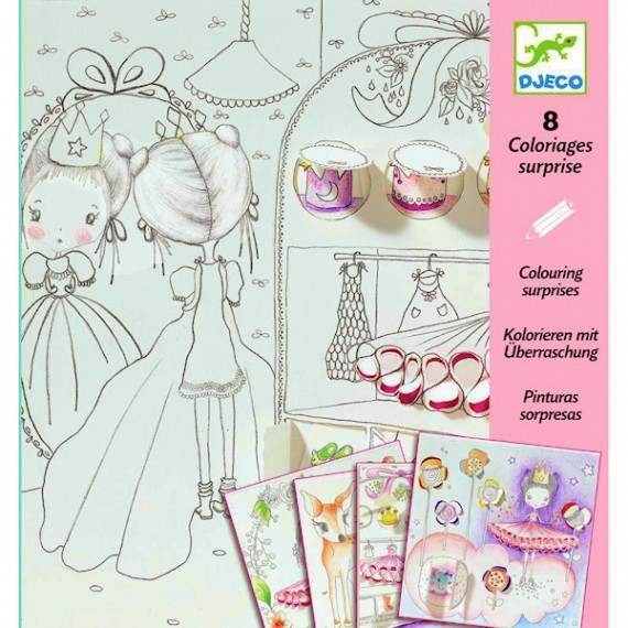 Coloriage à fenêtres "Les petites portes de Pupi" DJECO 9633 Coloriage à fenêtres "Les petites portes de Pupi" DJECO 9633