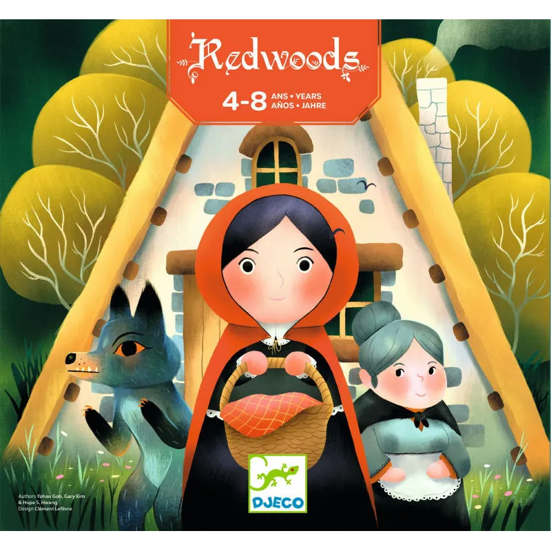 REDWOODS jeu de société pour enfant DJECO 5269 - Petit Chaperon Rouge