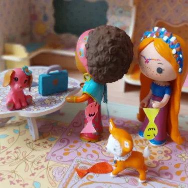 Poppy & Nouky figurine tinyly Djeco 6957
