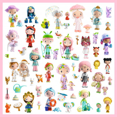 Stickers métallisés "Le petit monde des Tinyly" Djeco 9286