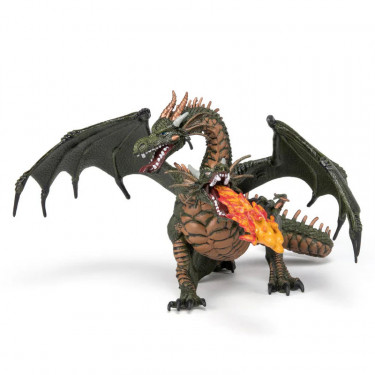 Dragon à deux têtes, figurine PAPO 36019