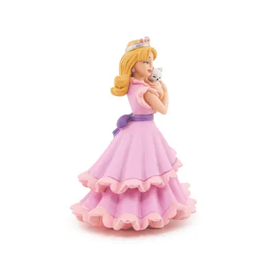Princesse Chloé avec son petit chat, figurine PAPO 39010