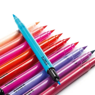 10 feutres pinceaux couleurs fille DJECO DJO 8802