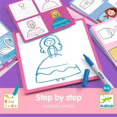 STEP by STEP "Joséphine & Co", construire une image DJECO 8320