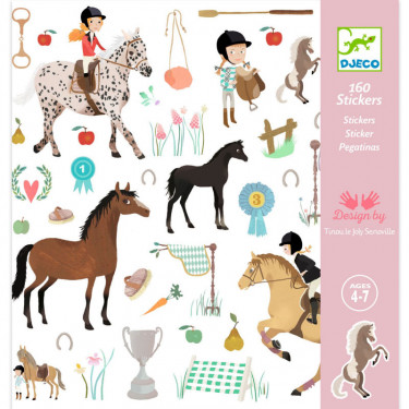 Stickers 'Chevaux' Djeco 8881