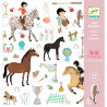 Stickers 'Chevaux' Djeco 8881