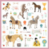 Stickers 'Chevaux' Djeco 8881