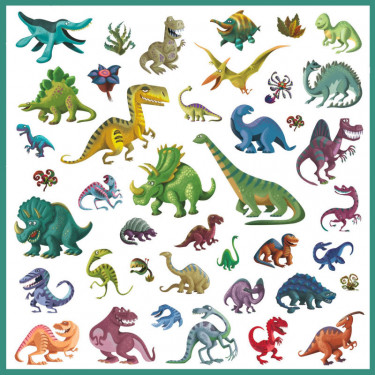Stickers Dinosaures Djeco 8843
