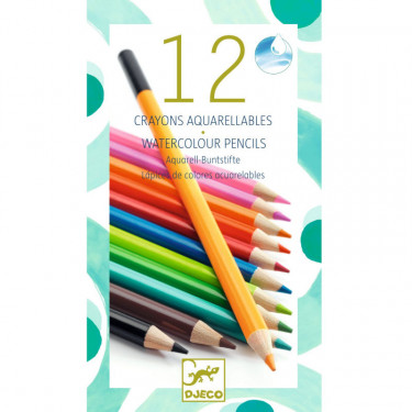 12 crayons de couleur DJECO 8824