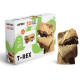 Puzzle sculpture 3D en carton - T-Rex - Cartonic