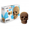 Puzzle sculpture 3D en carton - Crâne - Cartonic